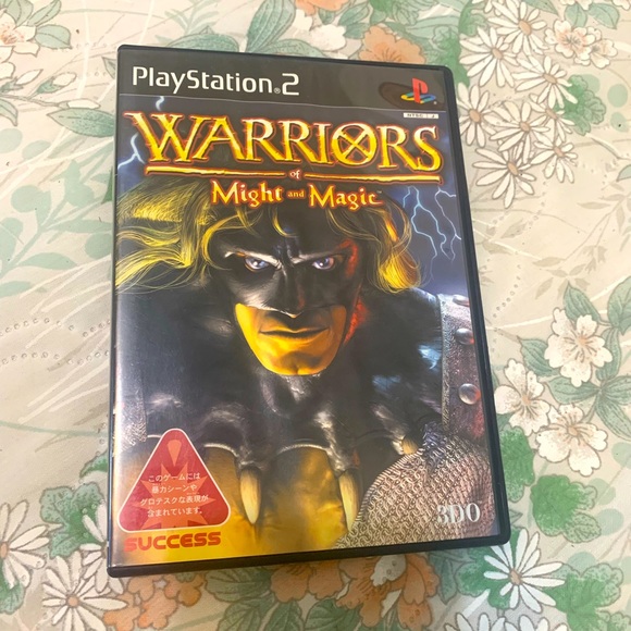 Sony PS2 NTSC J WARRIORS of Might And Magic Japanese Works Well - Picture 1 of 4